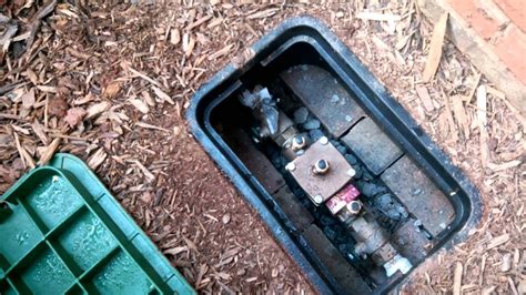 in ground steel valve box|residential sprinkler valve box.